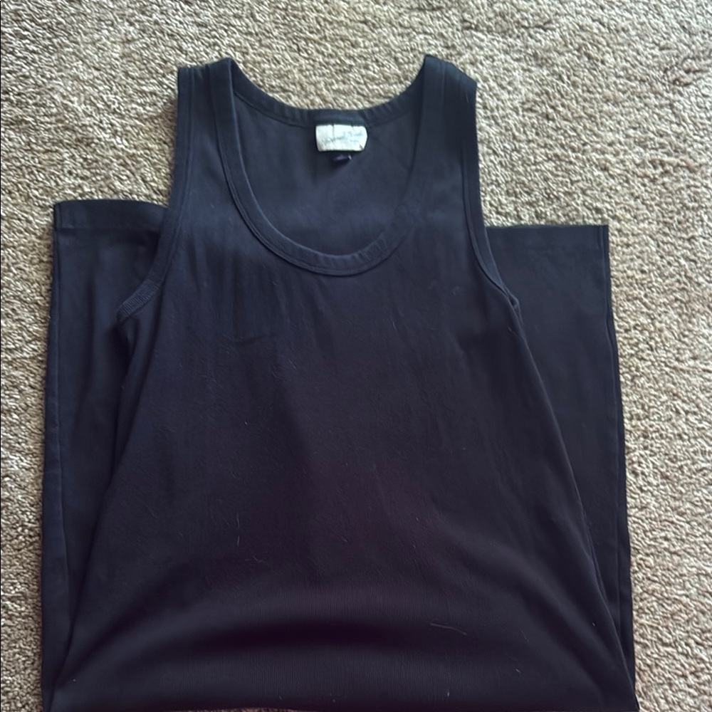 Universal Thread Black Sleeveless Midi Dress